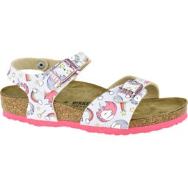 Birkenstock Rio Plain Bfdd Kids 1015620 szandál rózsaszín