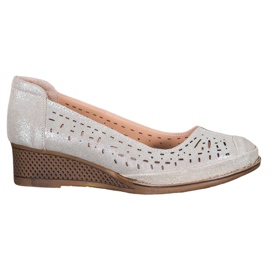 Filippo Bőr szivattyúk csillogással barna Filippo Bőr szivattyúk csillogással barna