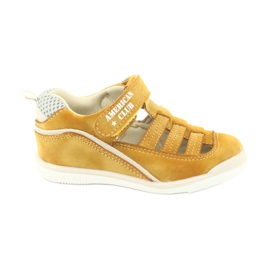 American Club GC12/20 fiú tépőzáras szandál, sárga