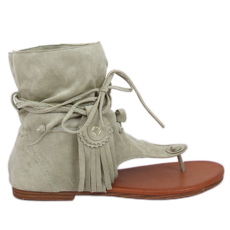 Papucsok celadon felsővel SL1010P Green zöld