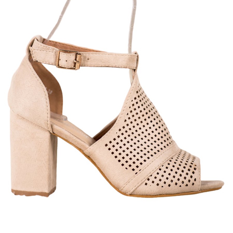 Small Swan Elegáns áttört szandál bézs