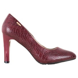 Goodin Barnásbarna szivattyúk Eco Bőrrel piros