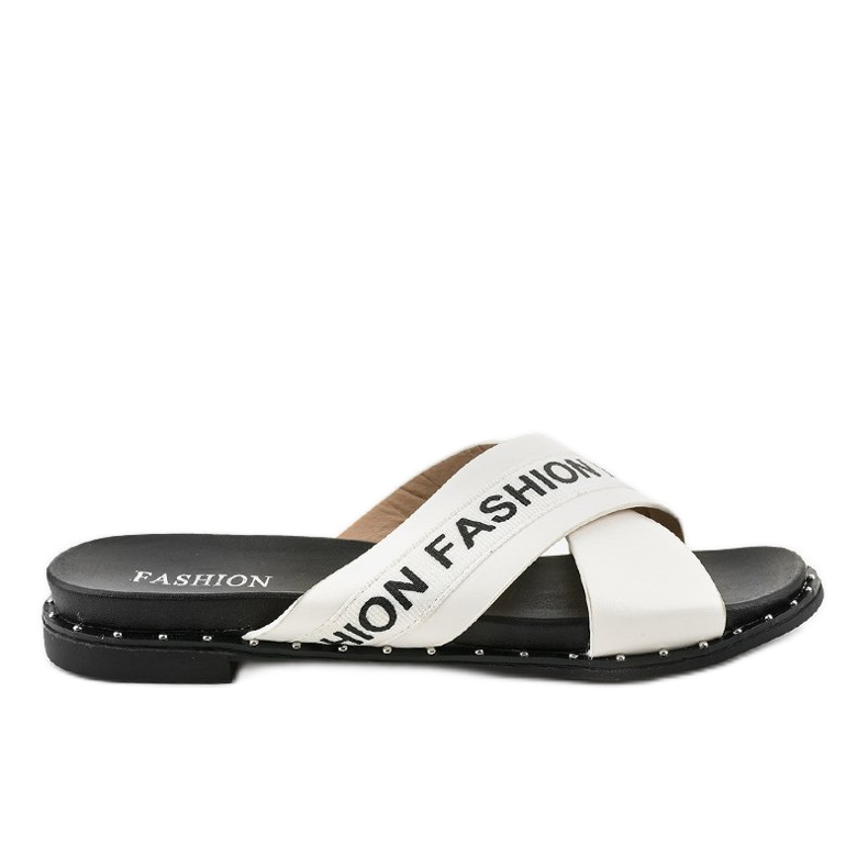 Fehér divat 888-1 papucs