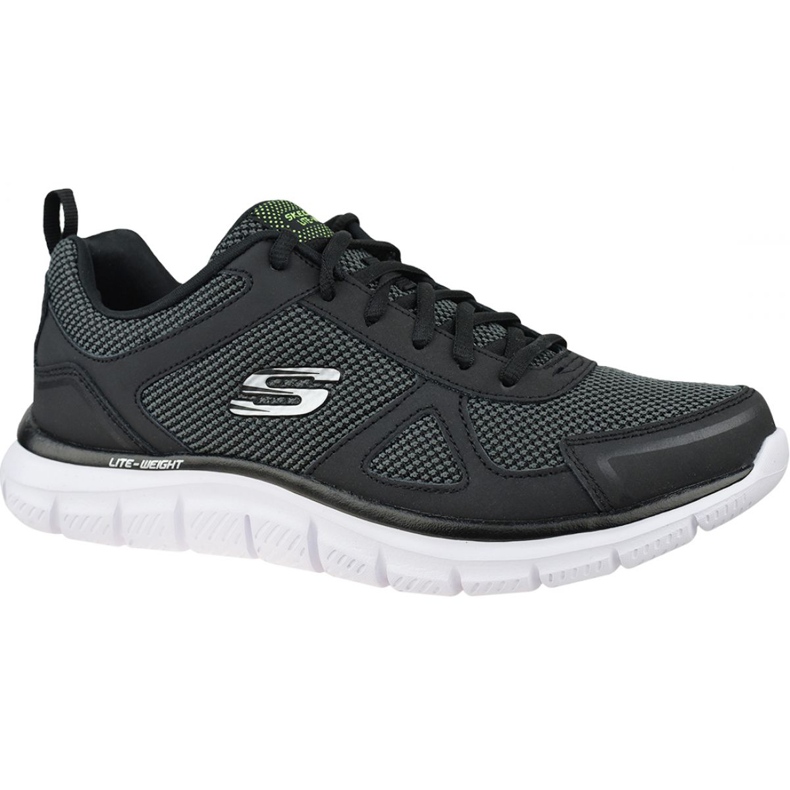 Skechers Track-Bucolo M 52630-BKW fekete kék