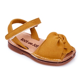 FRROCK Gyermek sárga, ostoba tépőzáras szandál FRROCK Gyermek sárga, ostoba tépőzáras szandál