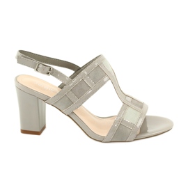 Szandál a Sergio Leone SK814 posztón bokaszürke Szandál a Sergio Leone SK814 posztón bokaszürke