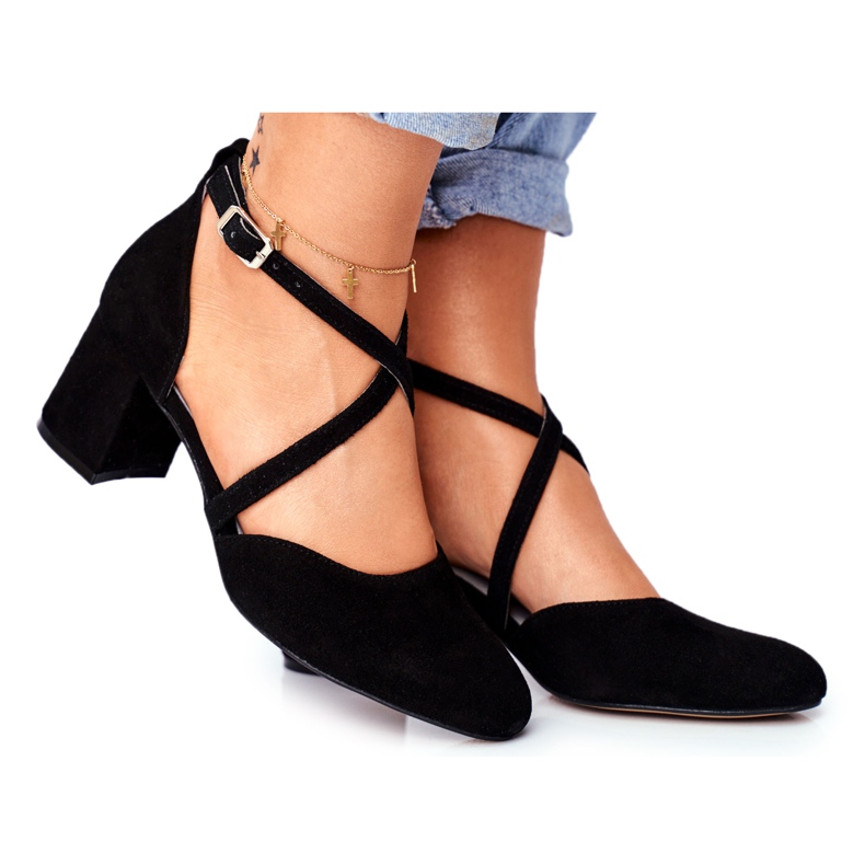 Női szivattyúk Maciejka Bőr Fekete 04070-01