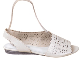 Goodin Fényes ezüst szandál szürke Goodin Fényes ezüst szandál szürke