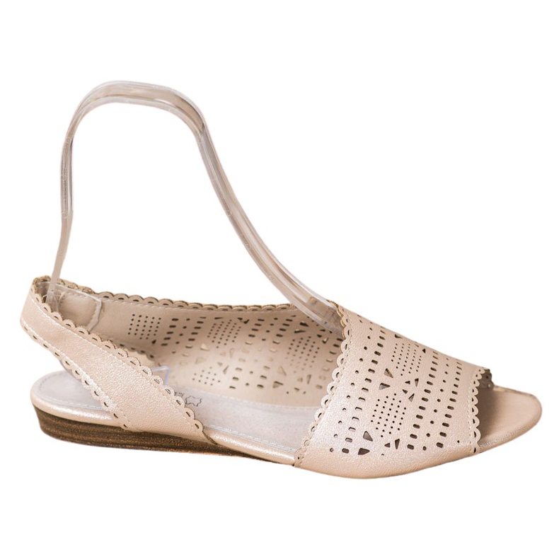 Goodin Fényes arany szandál aranysárga