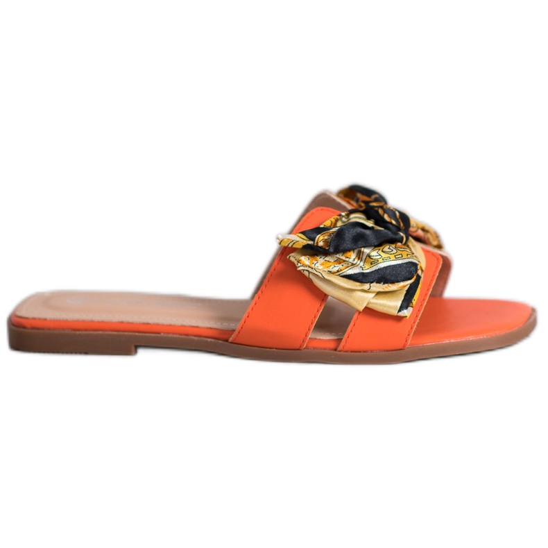 SHELOVET Elegáns papucs narancssárga