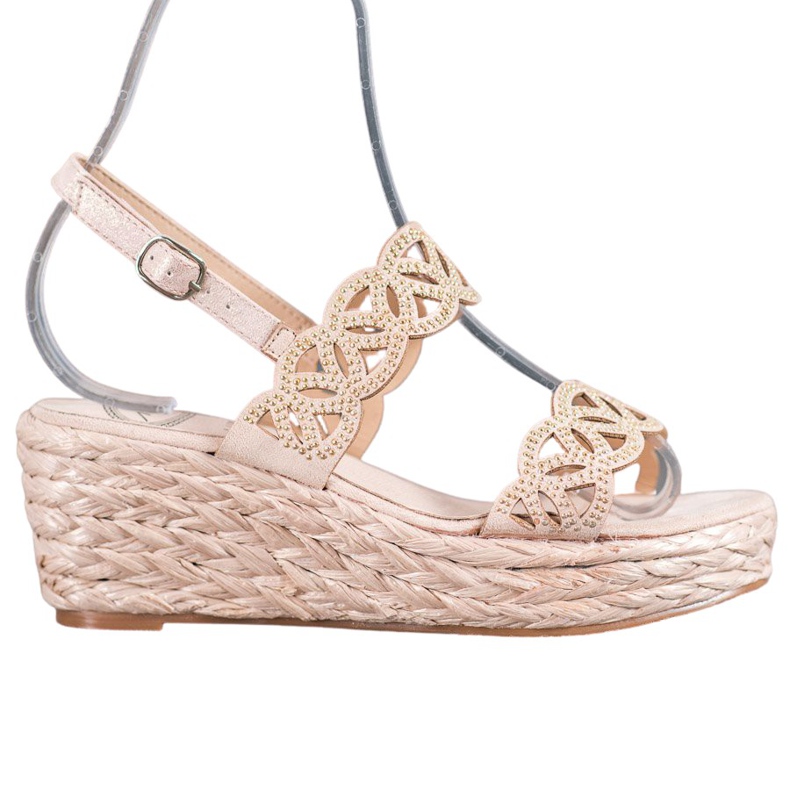 Aclys Wedge szandál barna