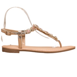 Small Swan Flip-flop szandál köbös cirkóniummal sárga Small Swan Flip-flop szandál köbös cirkóniummal sárga