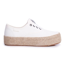 Női espadrilles Big Star White FF274143 fehér