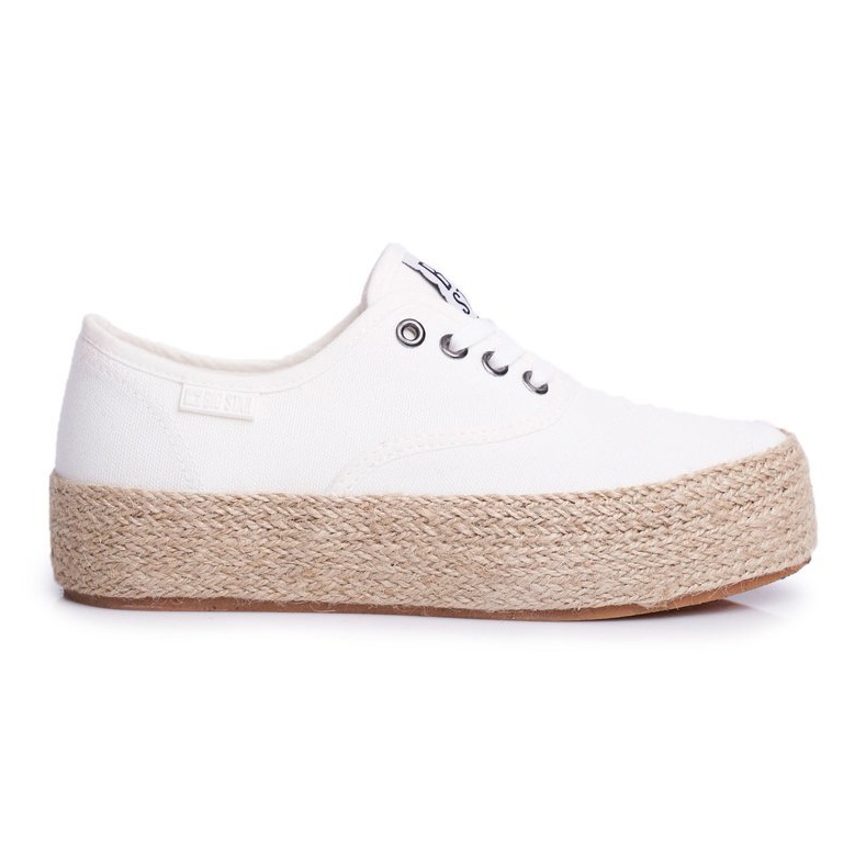 Női espadrilles Big Star White FF274143 fehér