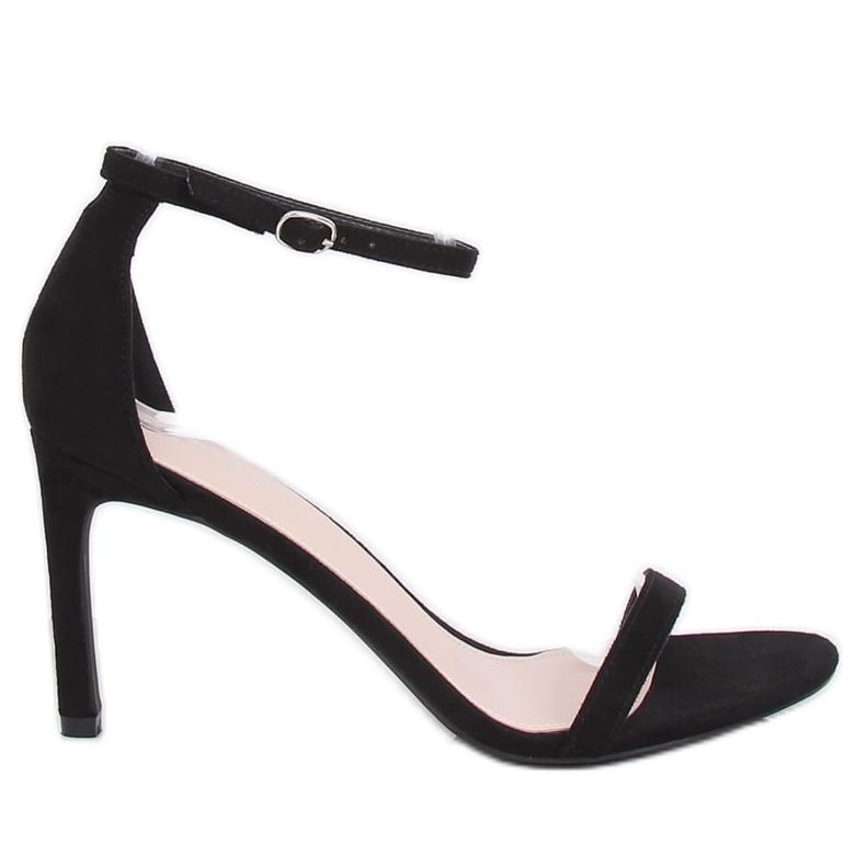 Fekete szandál magas sarkú NF-31P Fekete
