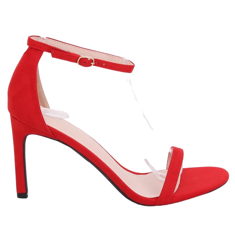 Piros szandál magas sarkú NF-31P Red