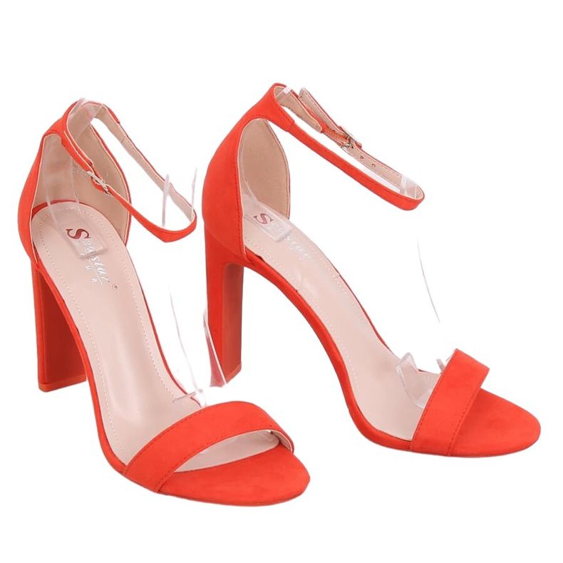 Narancssárga magas sarkú szandál NF-37P Orange sokszínű