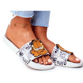 Női papucs Garfield ZAXY White FF285074 fehér Női papucs Garfield ZAXY White FF285074 fehér