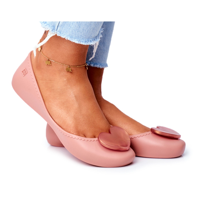 Női illatos gumi balerinák ZAXY Pink FF285052 rózsaszín