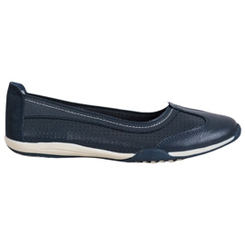 M.Daszyński Sportbőr balerina kék