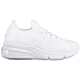 SHELOVET Textil fehér cipők