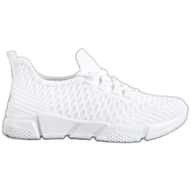 SUPER COOL Fehér textil cipők