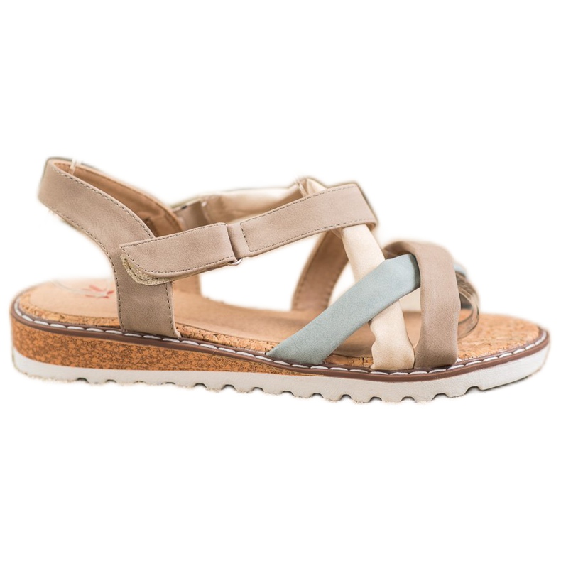 Kylie Szandál tépőzárral barna