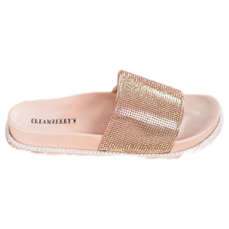 Creamberry'S Arany papucs kristályokkal aranysárga