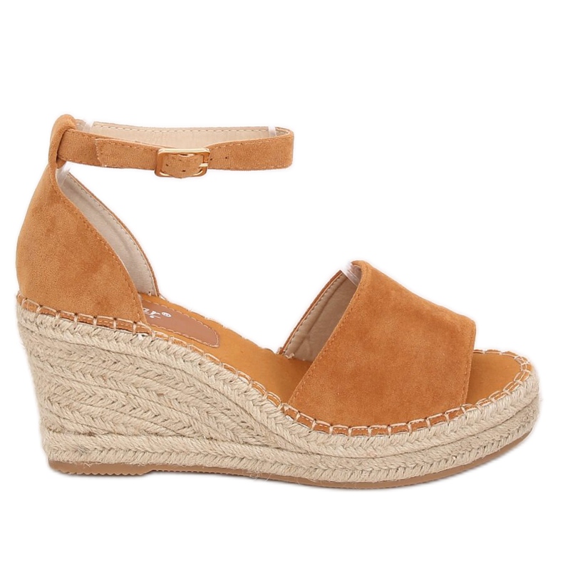 Espadrilles ék tevén TU147 Camel barna