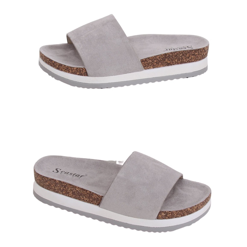 Szürke Női szürke papucs CK184P Szürke