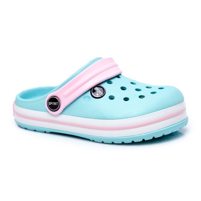 Papucs fiúnak, lánynak, gyereknek, habkendő rózsaszín zöld