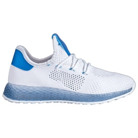 SHELOVET Fehér áttört cipők