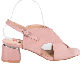 Kylie Stílusos púder szandál bézs Kylie Stílusos púder szandál bézs