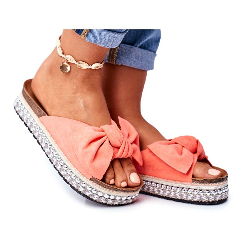 Női magas papucs Coral Mortigo rózsaszín