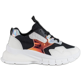 Mannika Divatos hálós cipők fekete Mannika Divatos hálós cipők fekete