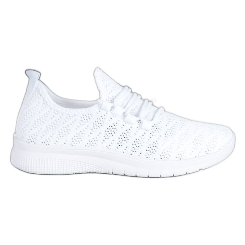 SHELOVET Fehér áttört cipő