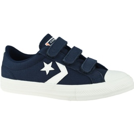 Converse Star Player Low Kids 667547C cipő sötétkék szürke Converse Star Player Low Kids 667547C cipő sötétkék szürke