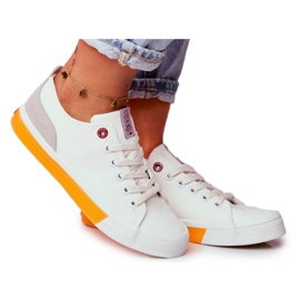 Cross Jeans Női tornacipő Cross Farmer Fehér Narancs FF2R4043C