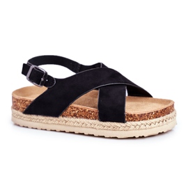 Gyermek szandál Big Star Black FF374168 fekete Gyermek szandál Big Star Black FF374168 fekete