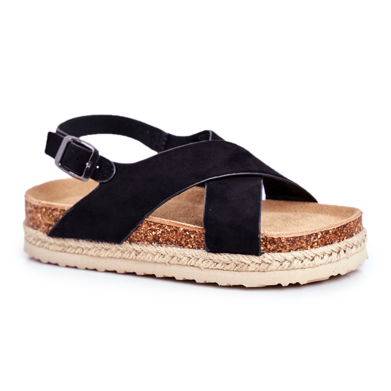 Gyermek szandál Big Star Black FF374168 fekete