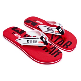 Férfi papucs Papucs Big Star Red FF274A451 piros