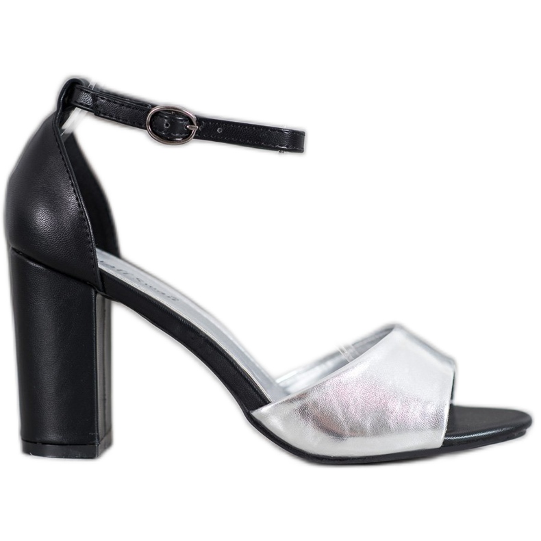 Small Swan Klasszikus szandál a bárban fekete szürke