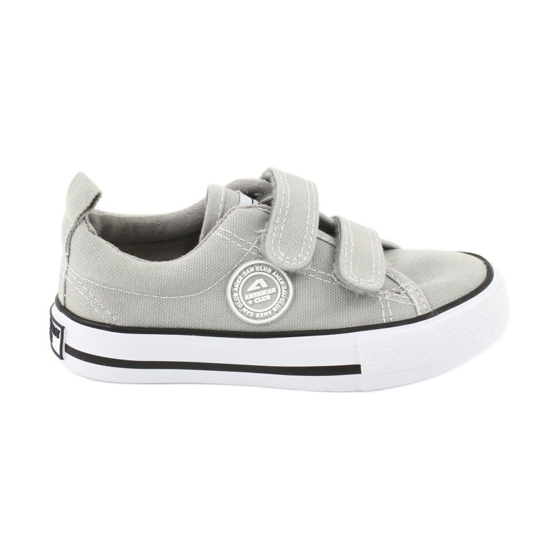 American Club Szürke amerikai LH39 tépőzáras cipők