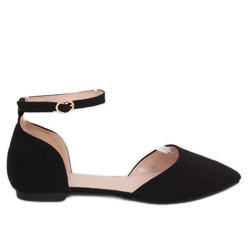 Fekete HD-100 Fekete színű balerinák