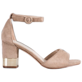 Filippo Szandál dekoratív sarokkal barna Filippo Szandál dekoratív sarokkal barna