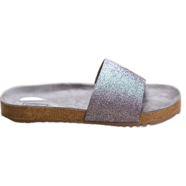 Filippo Grafit papucs csillogással szürke Filippo Grafit papucs csillogással szürke