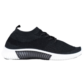 Lemax Fekete textil cipők