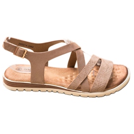 Evento Barna szandál Eco bőrrel Evento Barna szandál Eco bőrrel