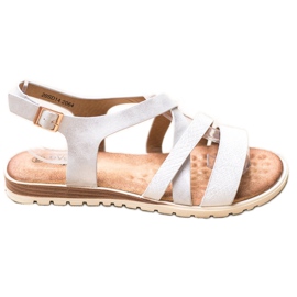 Evento Fehér szandál Eco bőrrel Evento Fehér szandál Eco bőrrel