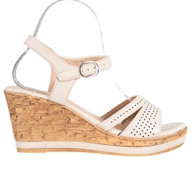 GOLL Ék szandál Eco bőrrel barna GOLL Ék szandál Eco bőrrel barna